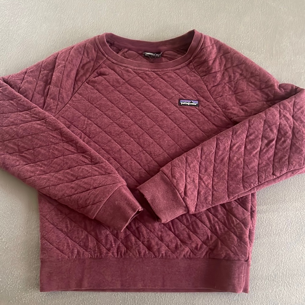Patagonia quilted cotton crewneck